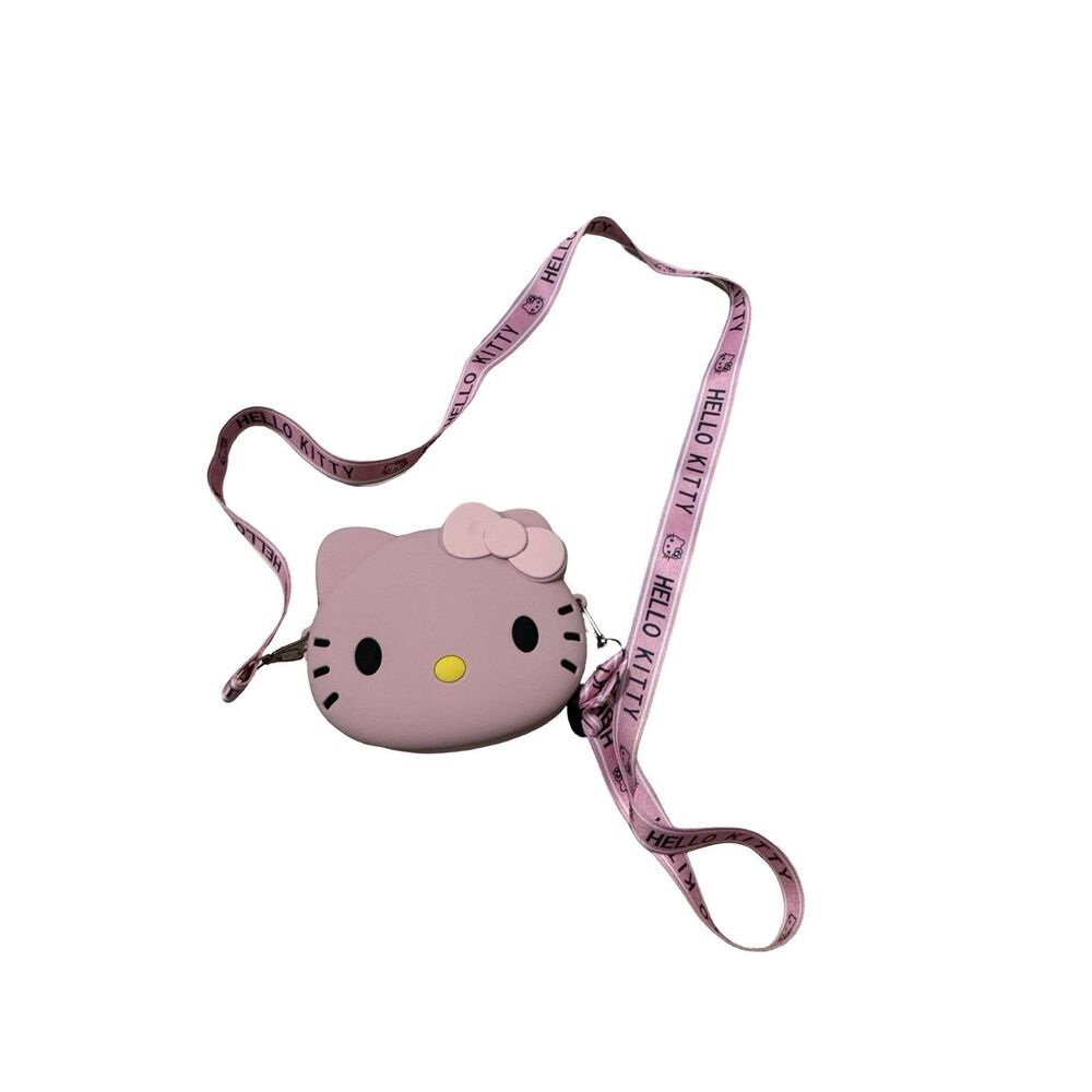 Hello Kitty Silicone Crossbody Bag Adjustable Strap